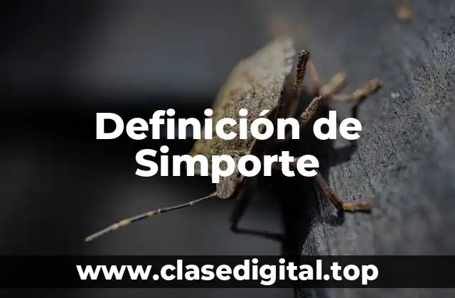 Definición de Simporte