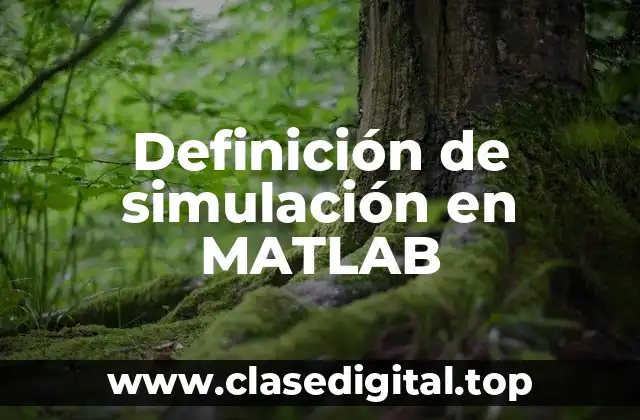 Ejemplos de simulación en MATLAB