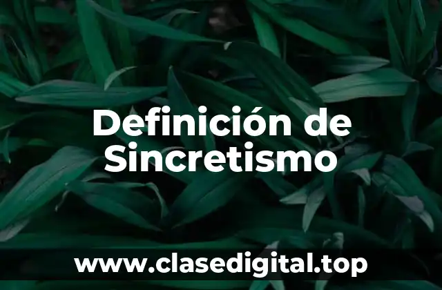 Ejemplos de Sincretismo