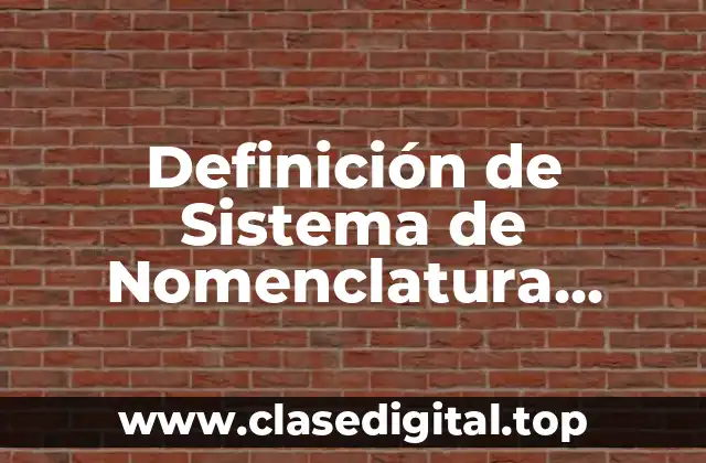 Definición de Sistema de Nomenclatura Alcano de IUPAC