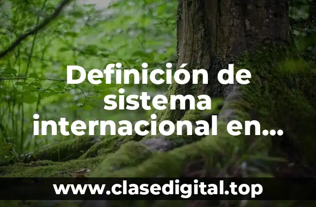 Definición de sistema internacional en relaciones internacionales