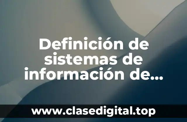 Definición de sistemas de información de mercadotecnia elementos