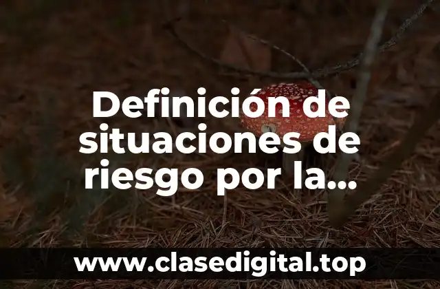 Definición de situaciones de riesgo por la conducción de calor