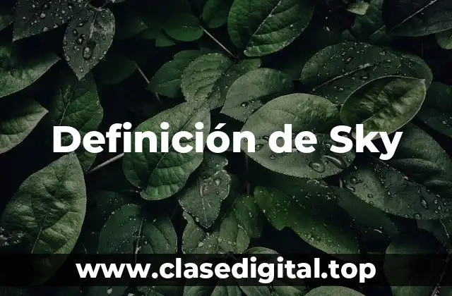 Definición de Sky