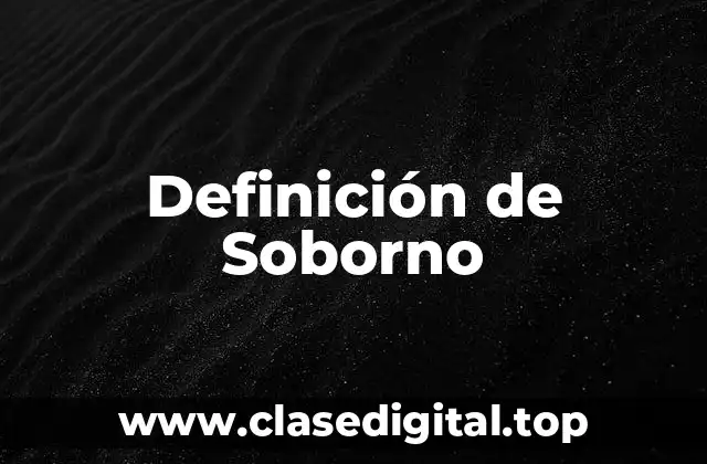Definición de Soborno