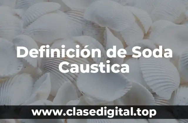 Definición de Soda Caustica