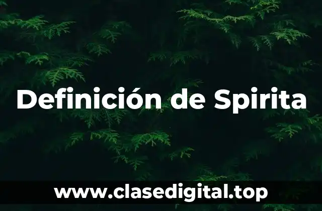 Definición de Spirita