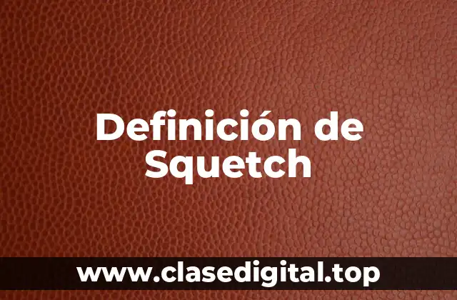 Definición de Squetch