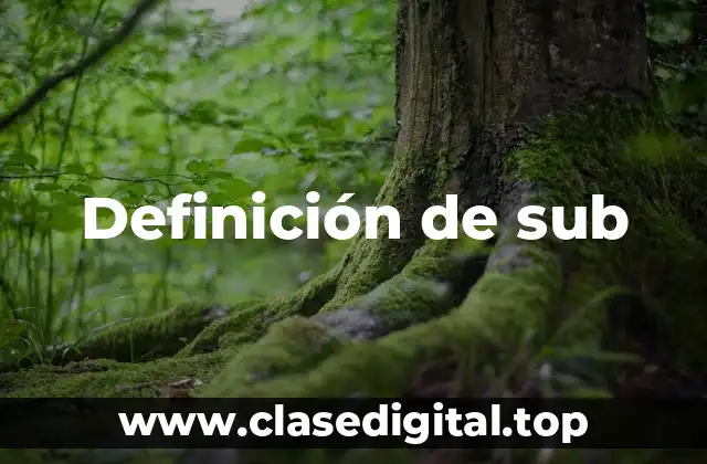 Definición técnica de sub-base