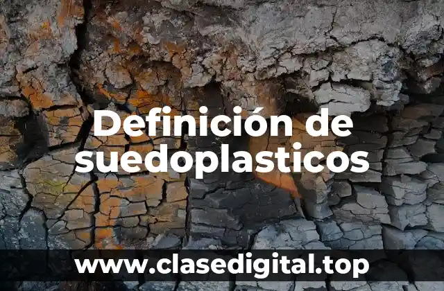 Definición de suedoplasticos