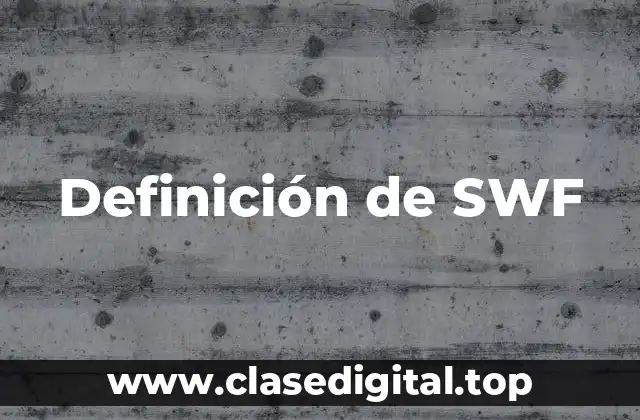 Definición de SWF