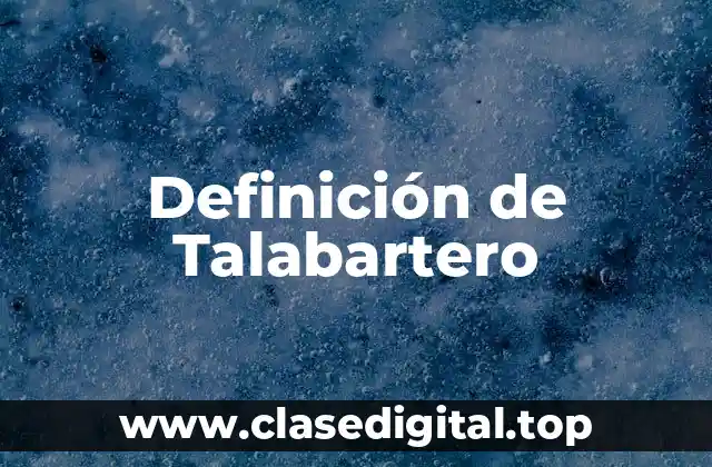 Definición de Talabartero