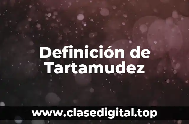 Ejemplos de Tartamudez