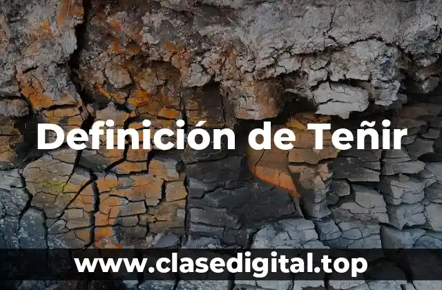 Definición de Teñir