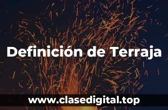 Definición de Terraja