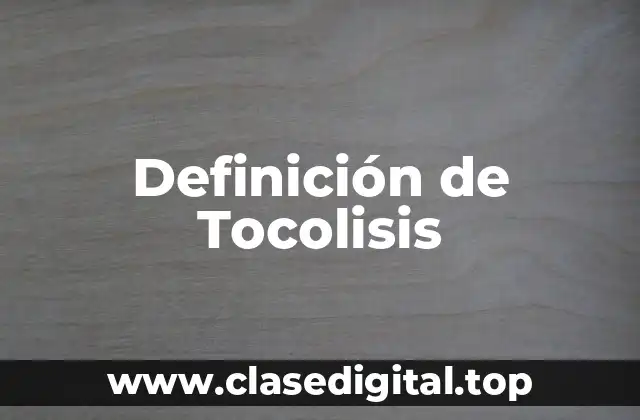 Definición de Tocolisis