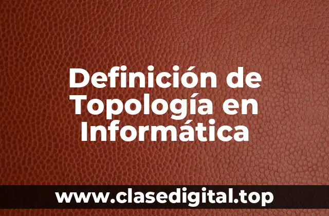 Definición de Topología en Informática
