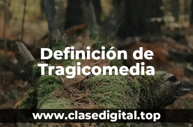 Definición de Tragicomedia