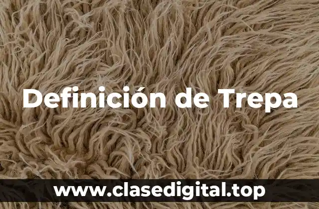 Definición de Trepa