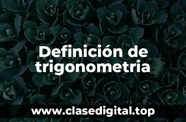 Ejemplos de trigonometria