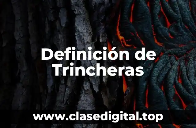 Definición de Trincheras