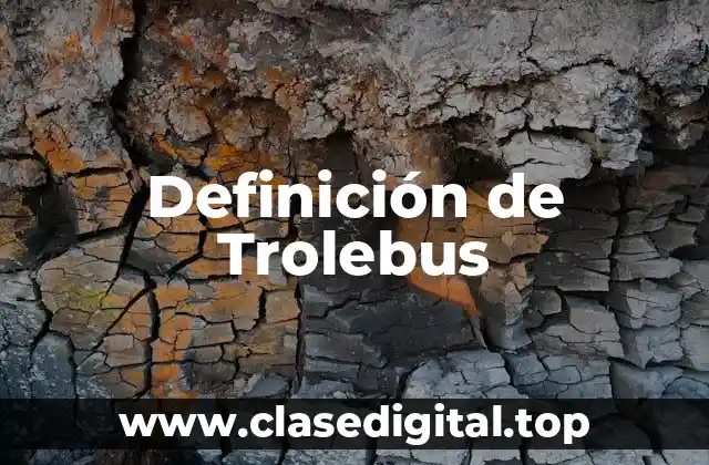 Definición de Trolebus