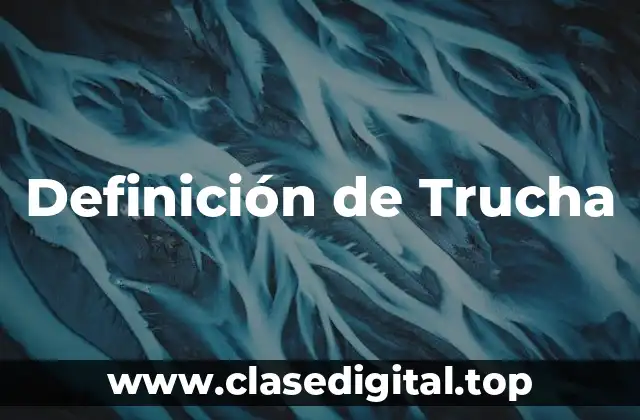 Definición de Trucha