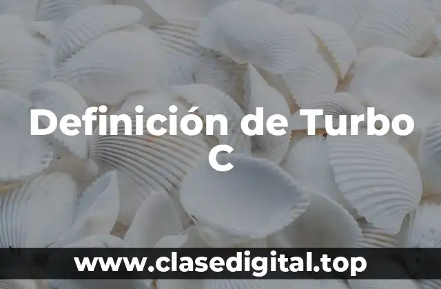 Definición de Turbo C