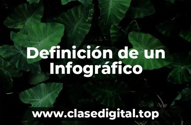 Definición de un Infográfico