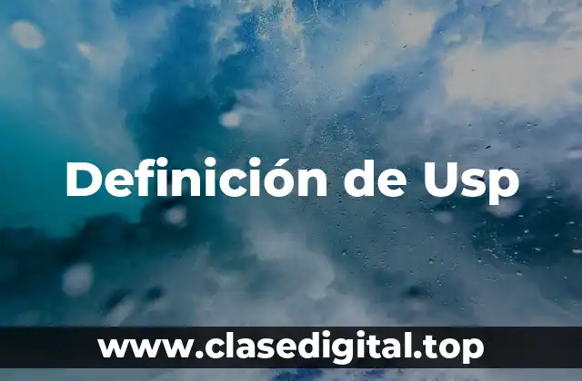 Definición de Usp