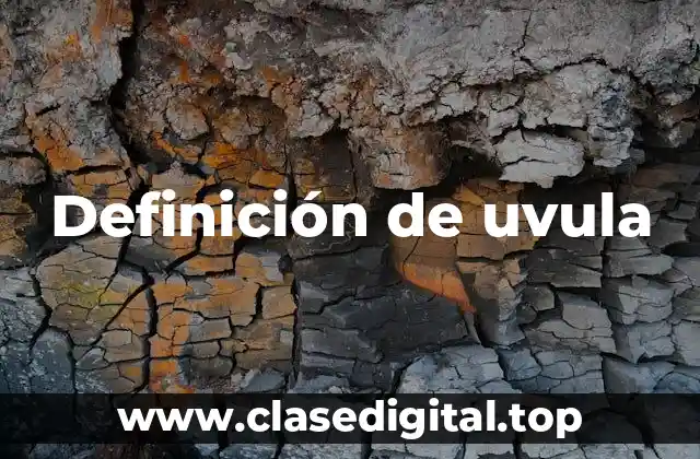 Definición de uvula