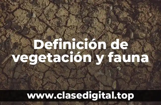 Ejemplos de vegetación y fauna