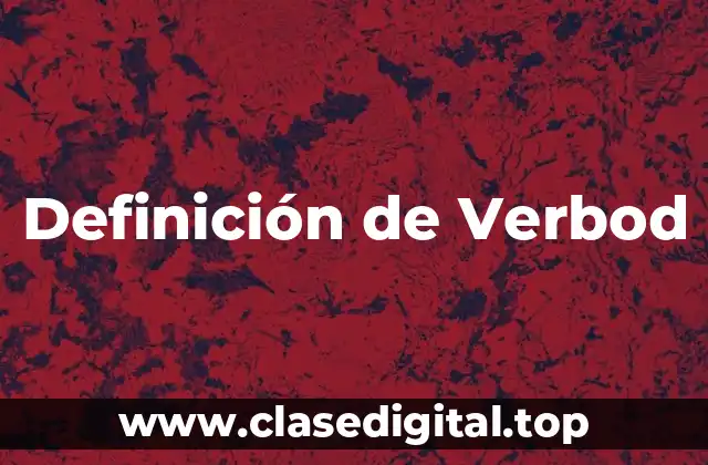 Definición de Verbod