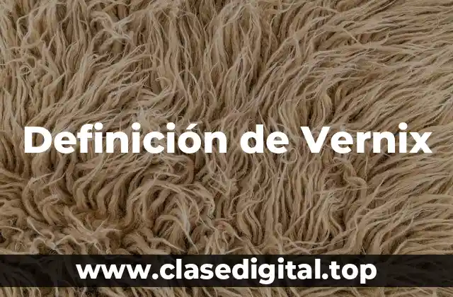 Definición de Vernix