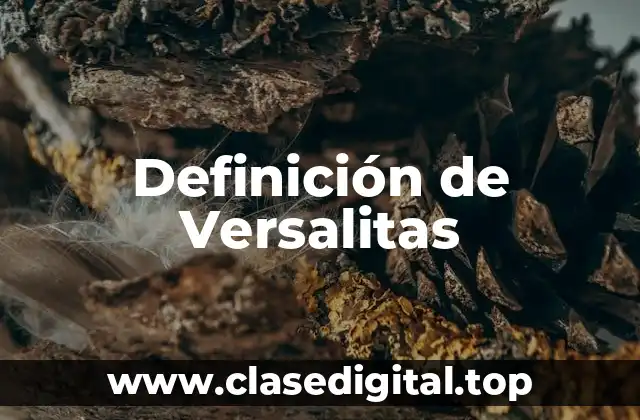 Definición de Versalitas