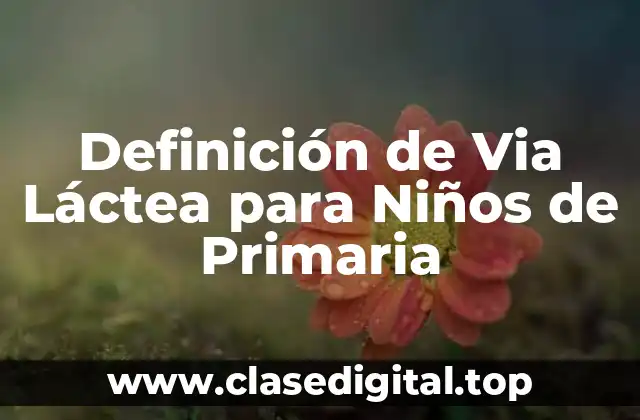 Definición técnica de Via Láctea