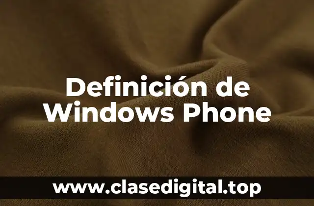 Ejemplos de Windows Phone