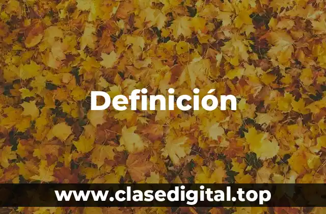 Definición
