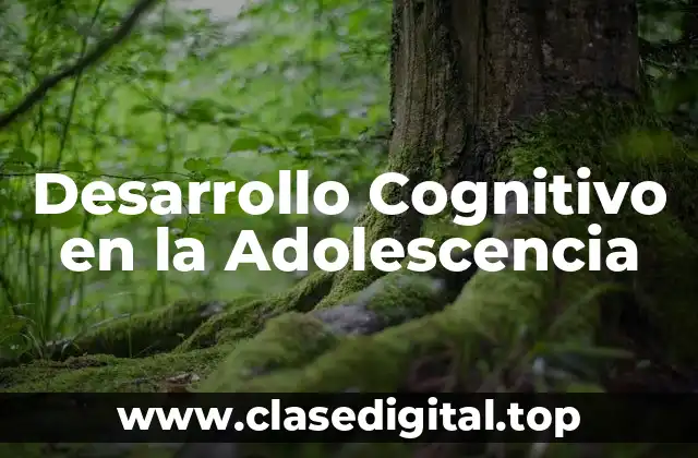Ejemplos de Desarrollo Cognitivo en la Adolescencia