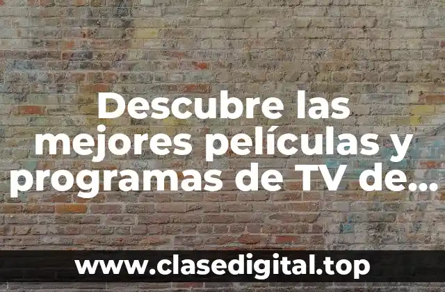 Descubre las mejores películas y programas de TV de Eric Masip