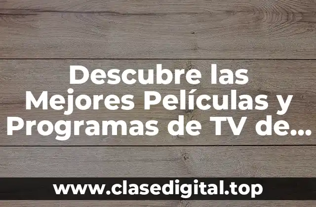 Descubre las Mejores Películas y Programas de TV de Susi Caramelo