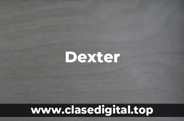 ¿Qué es Dexter: New Blood?