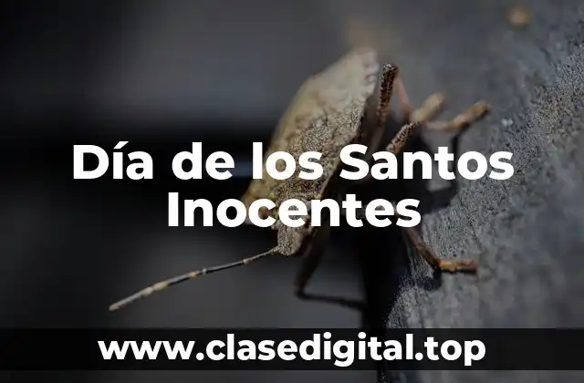Día de los Santos Inocentes