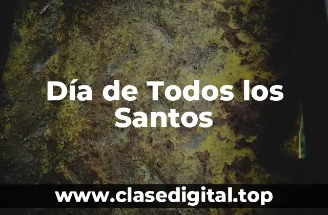 Día de Todos los Santos