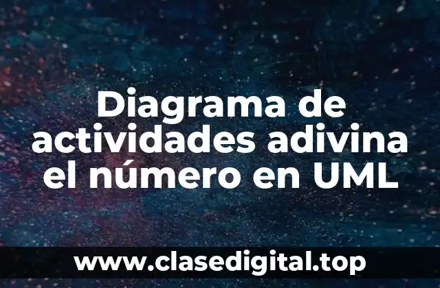 Ejemplos de Diagrama de actividades adivina el número en UML