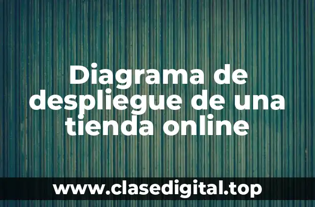Ejemplos de diagramas de despliegue de una tienda online
