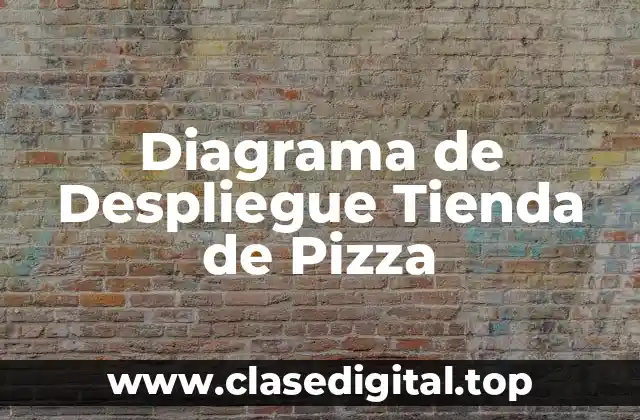 Diagrama de Despliegue Tienda de Pizza