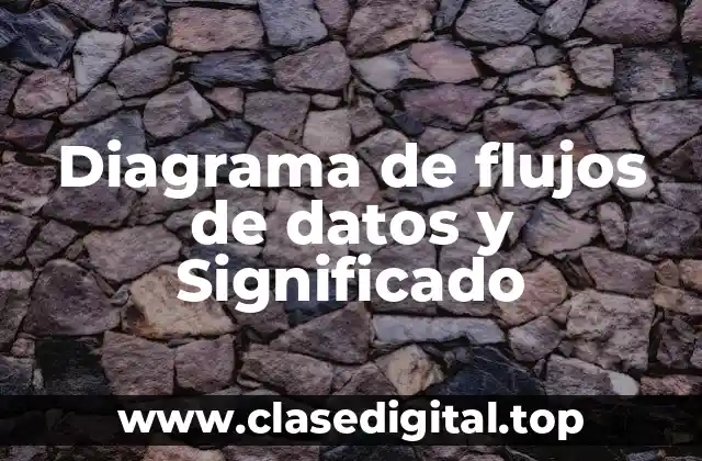 Diagrama de flujos de datos y Significado