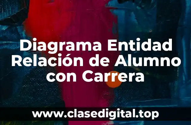 Diagrama Entidad Relación de Alumno con Carrera