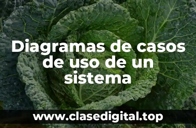 Diagramas de casos de uso de un sistema